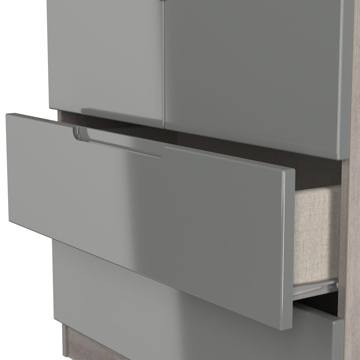 Milan 2ft6in 2 Drawer Wardrobe