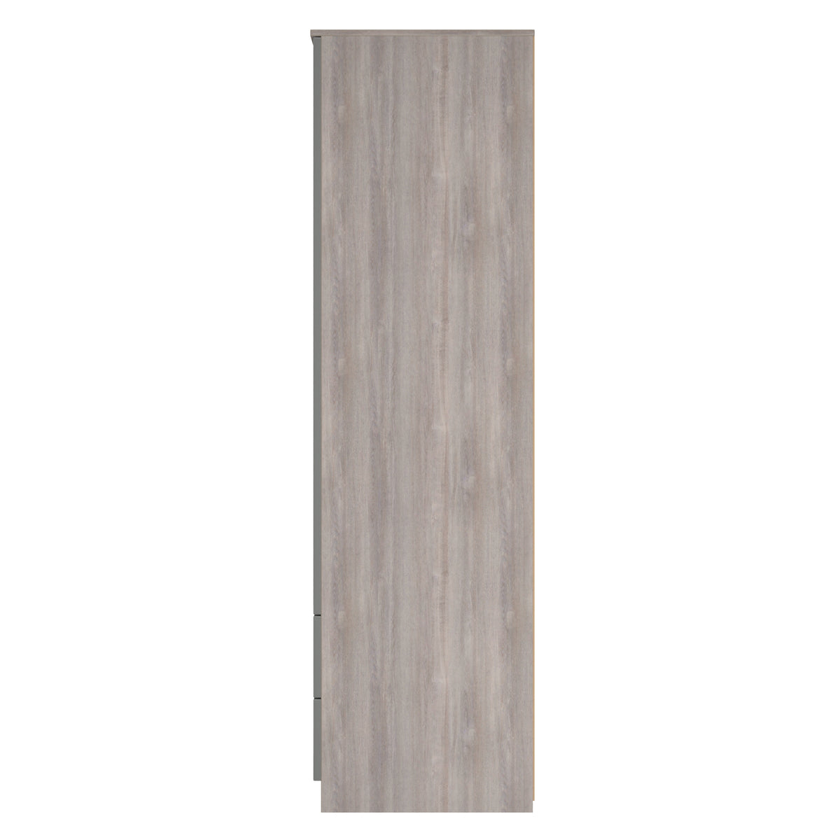 Milan 2ft6in 2 Drawer Mirror Wardrobe