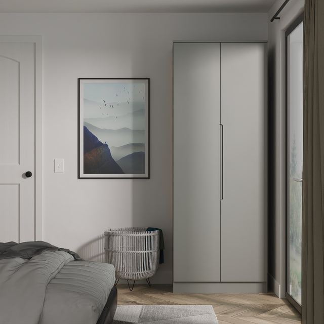 Milan Tall Plain Wardrobe