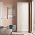 Milan Tall 2 Drawer Wardrobe
