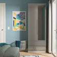 Milan Tall 2 Drawer Mirrored Wardrobe