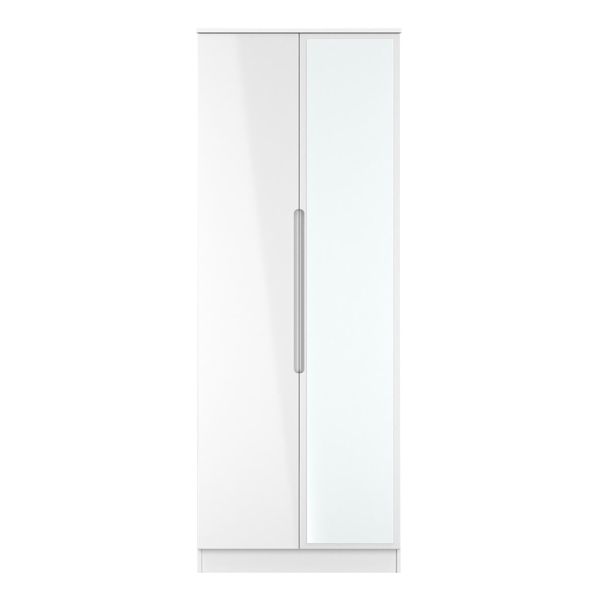 Milan Tall Mirrored Wardrobe