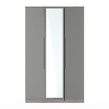 Milan Triple Mirrored Wardrobe