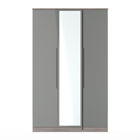 Milan Triple Mirrored Wardrobe