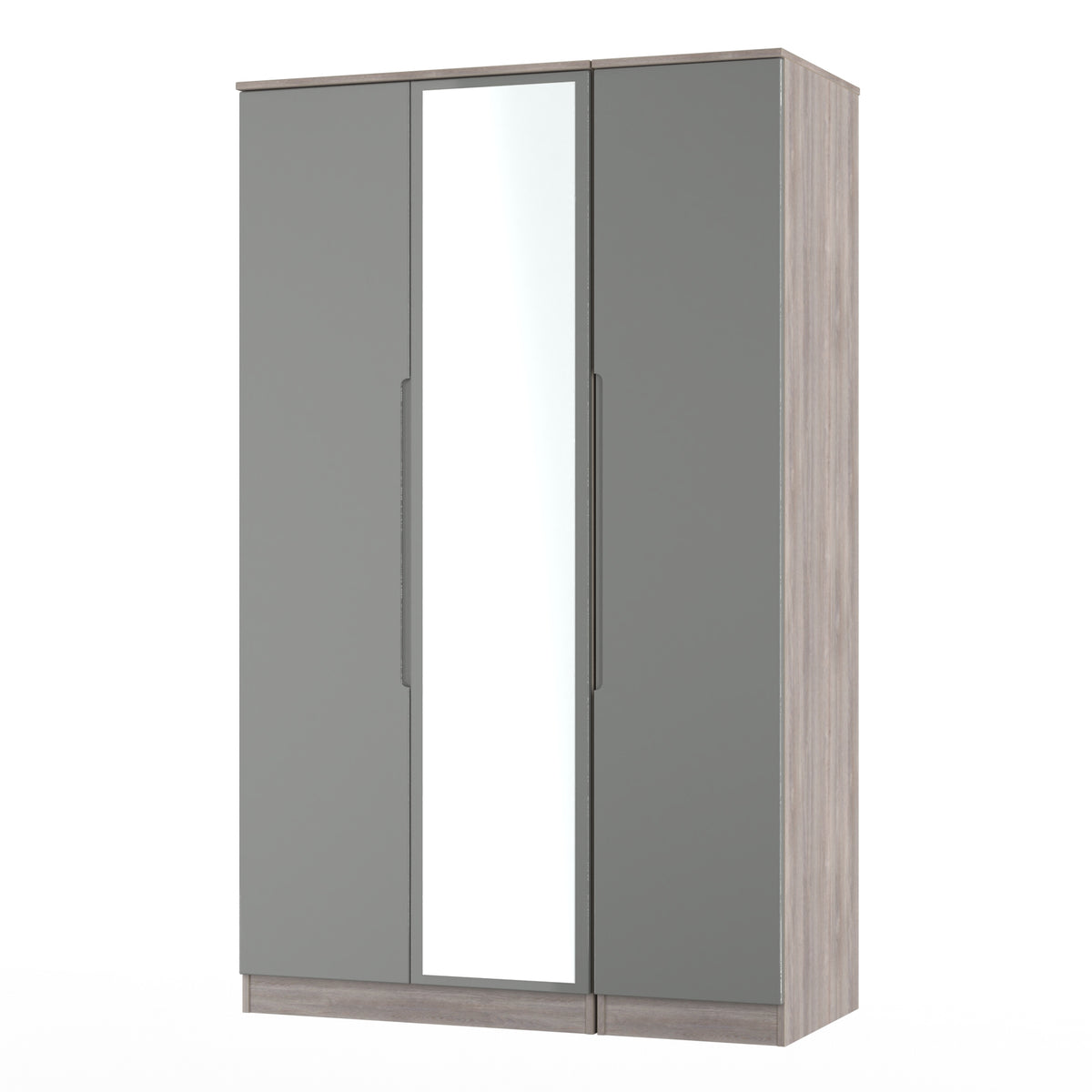 Milan Triple Mirrored Wardrobe