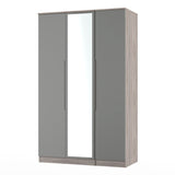 Milan Triple Mirrored Wardrobe