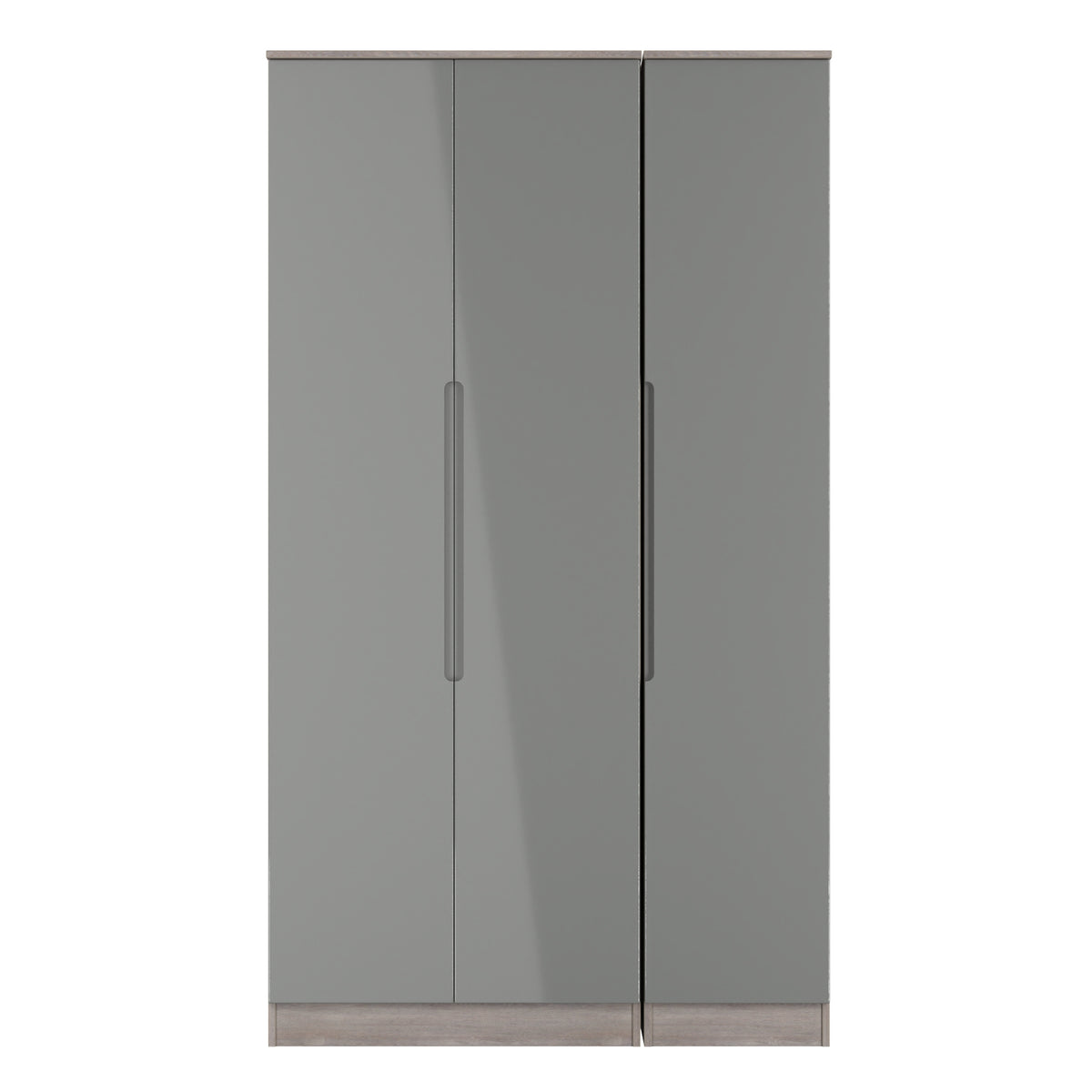 Milan Tall Triple Plain Wardrobe