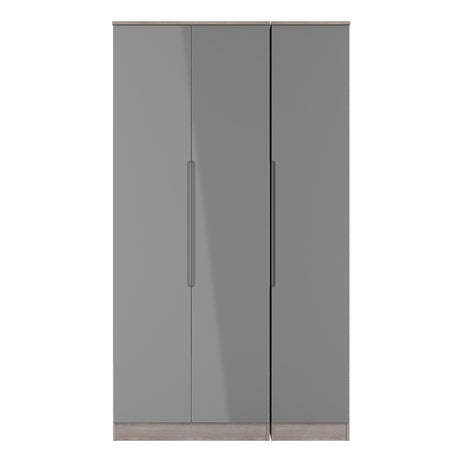 Milan Tall Triple Plain Wardrobe
