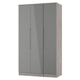 Milan Tall Triple Plain Wardrobe