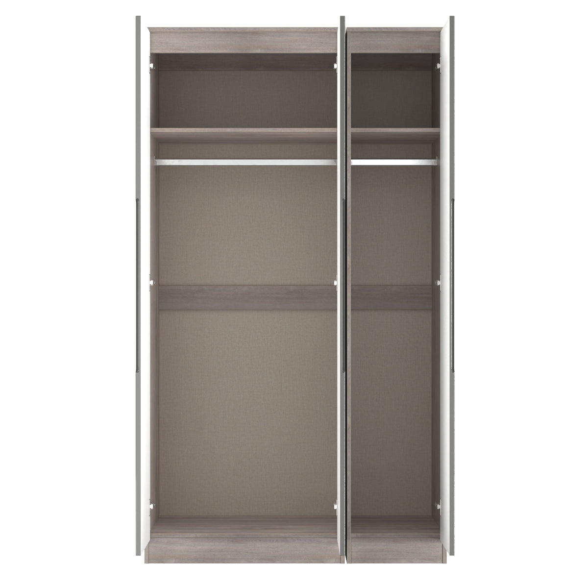 Milan Tall Triple Plain Wardrobe