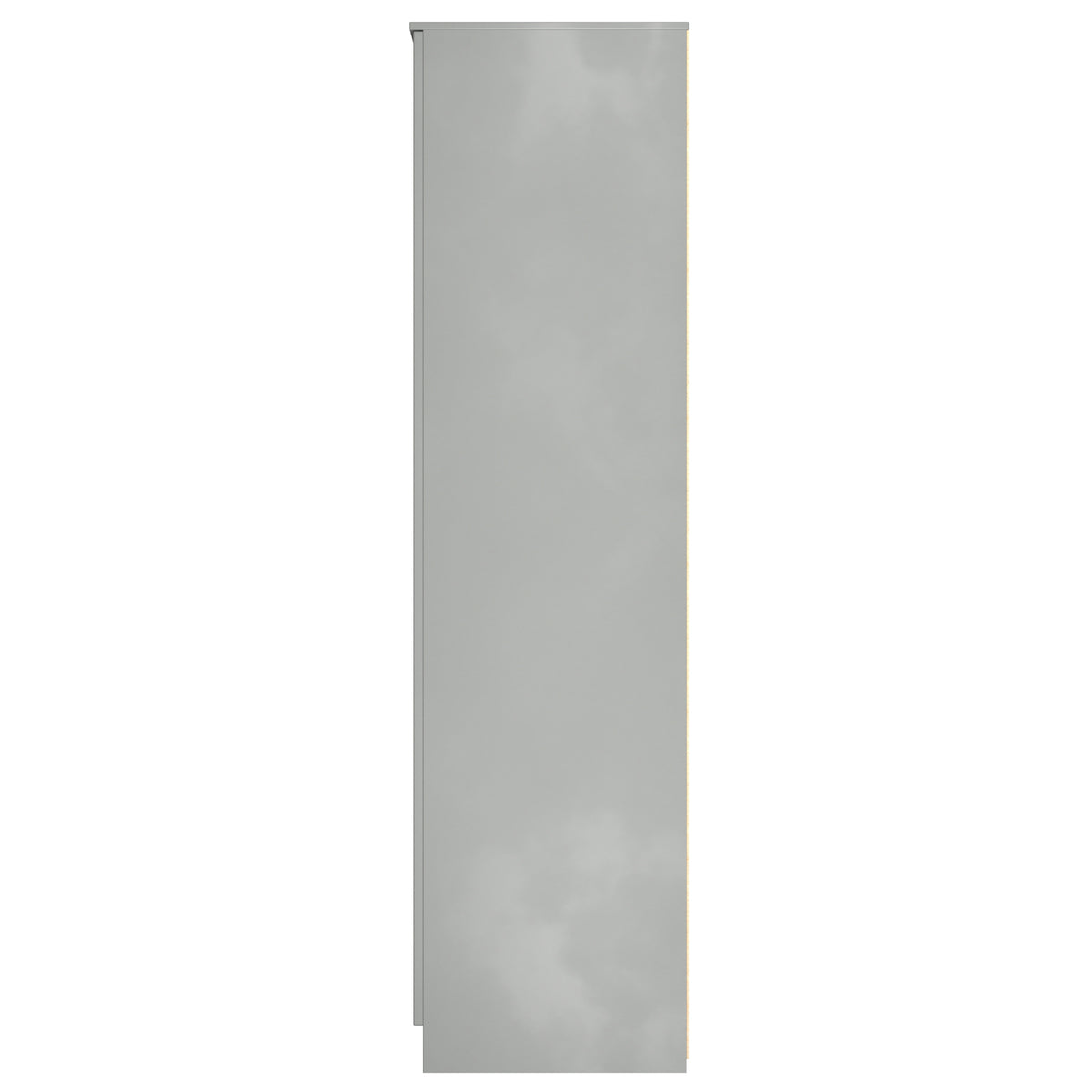 Milan Tall Triple 2 Drawer Mirrored Wardrobe