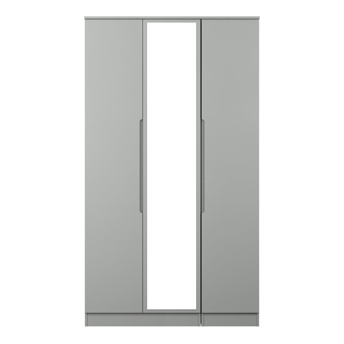 Milan Tall Triple Mirrored Wardrobe