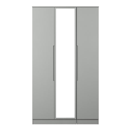 Milan Tall Triple Mirrored Wardrobe