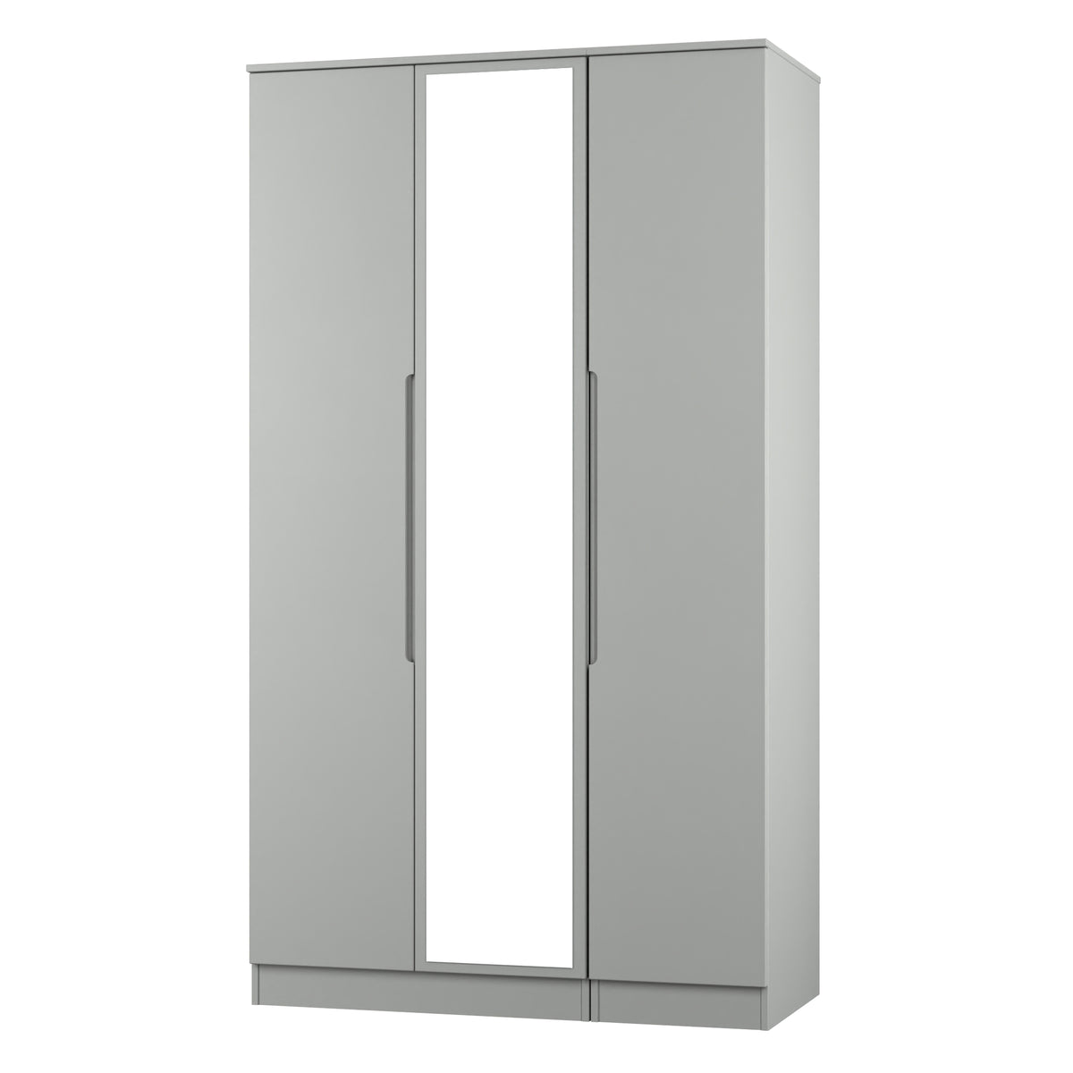 Milan Tall Triple Mirrored Wardrobe