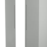 Milan Tall Triple Mirrored Wardrobe