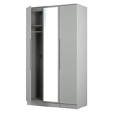 Milan Tall Triple Mirrored Wardrobe