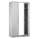 Milan Tall Triple Mirrored Wardrobe