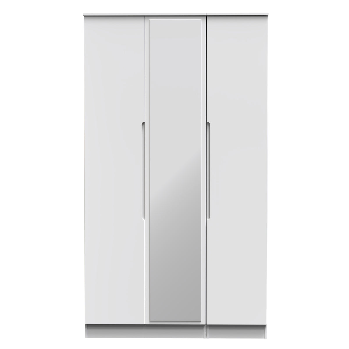 Milan Tall Triple Mirrored Wardrobe