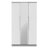 Milan Tall Triple Mirrored Wardrobe