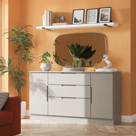 Milan Wide 2 Door/3 Drawer Unit