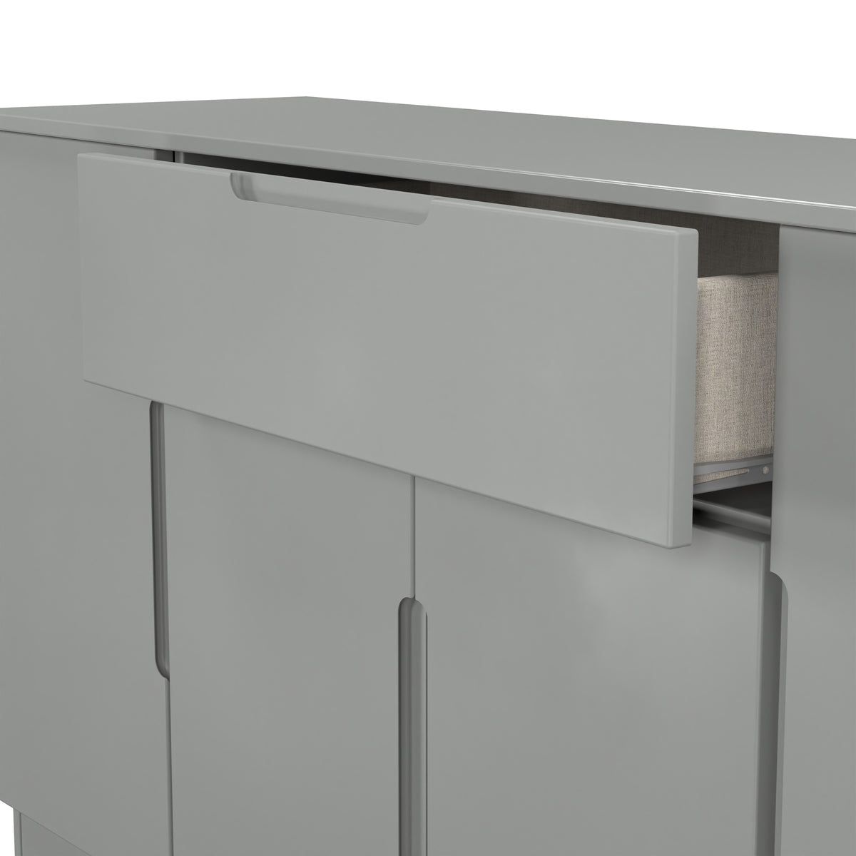 Milan Wide 4 Door/1 Drawer Unit
