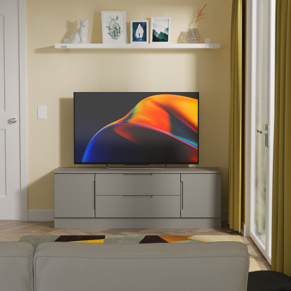 Milan Wide 2 Door/2 Drawer TV Unit