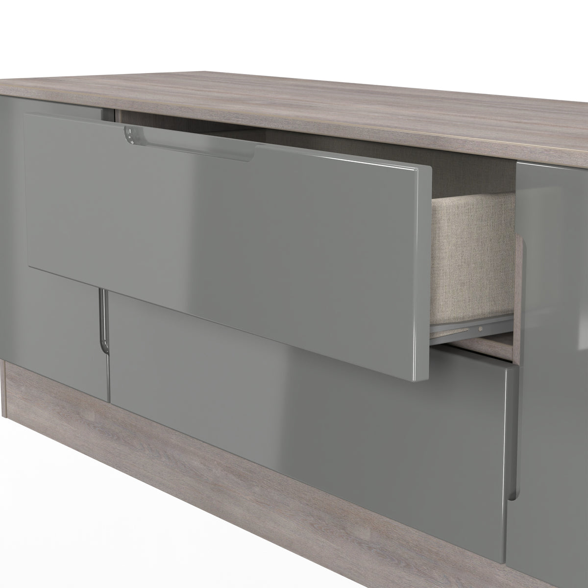 Milan Wide 2 Door/2 Drawer TV Unit