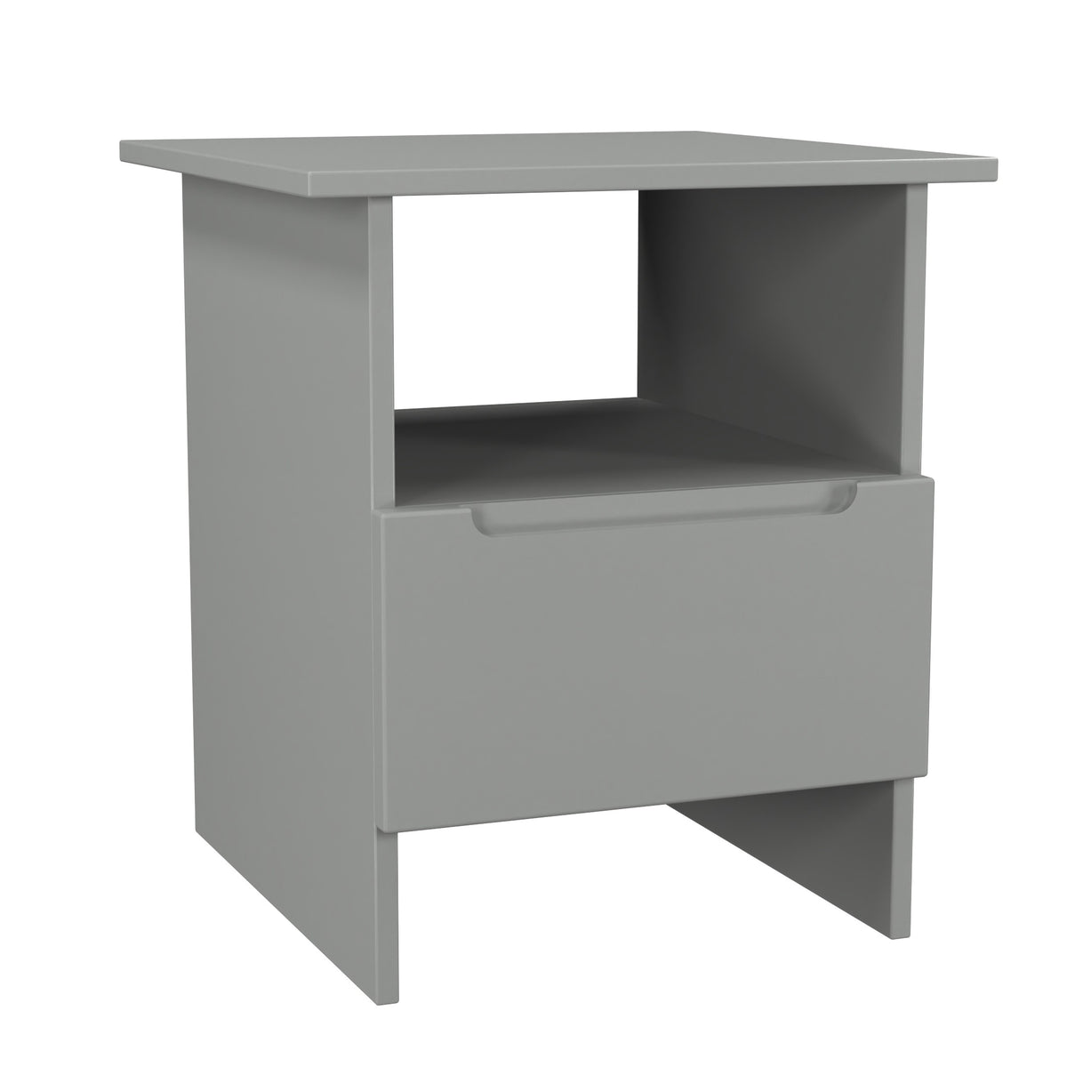 Milan Bottom Drawer Lamp Table