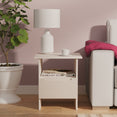 Milan Bottom Drawer Lamp Table