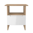 Milan Bottom Drawer Lamp Table