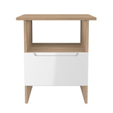 Milan Bottom Drawer Lamp Table