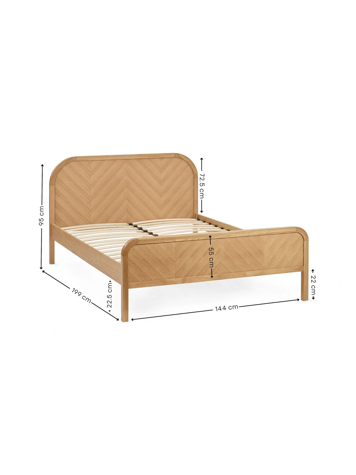 Milo Chevron Bed