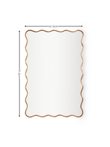 Stevie Wavy Edge Wall Mirror
