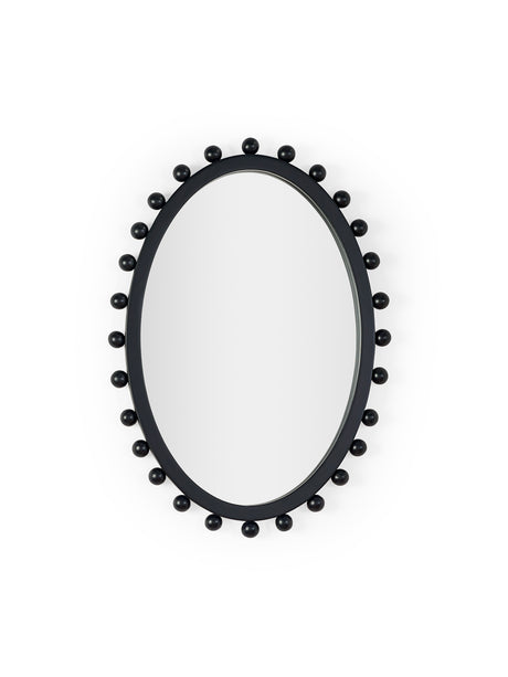 Hendrix Oval Beaded Wall Mirror