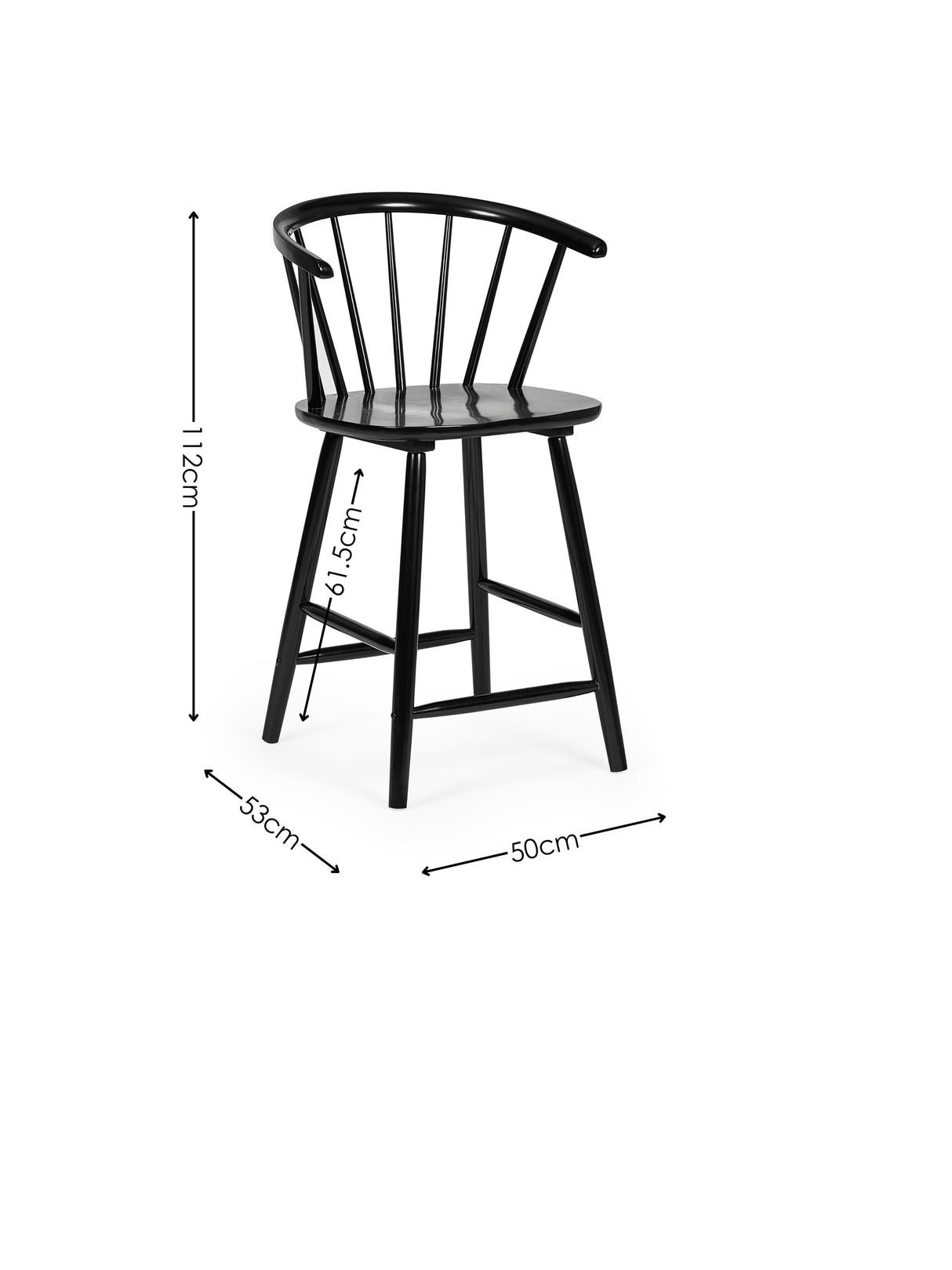 Modena Spindle Back Bar Stool