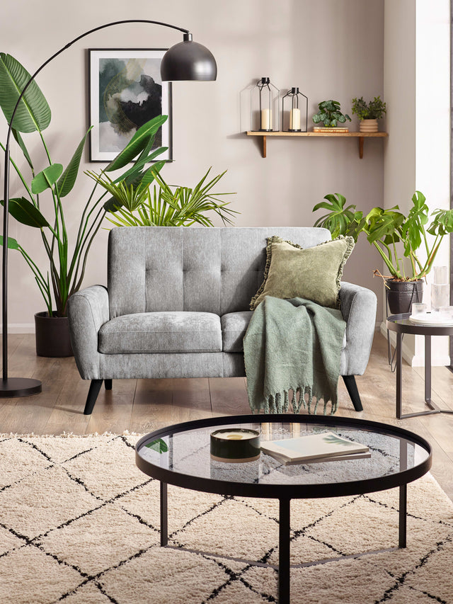 Monza Upholstered 2 Seater Sofa