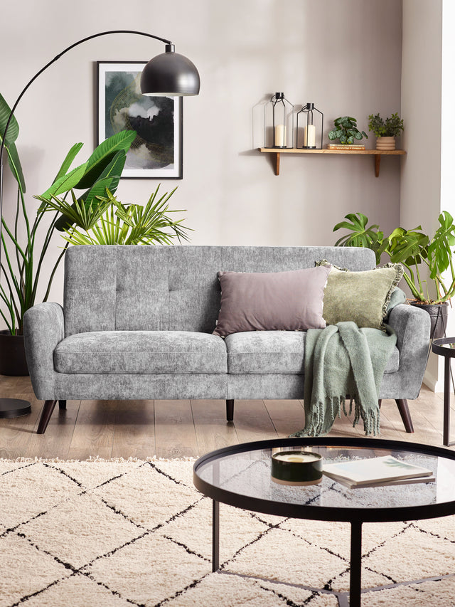 Monza Upholstered 3 Seater Sofa