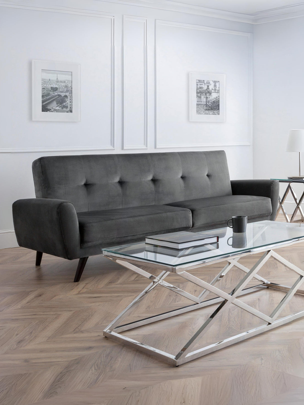 Monza Upholstered 3 Seater Sofa