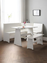 Newport Corner 5 Seater Dining Set with Storage Bench