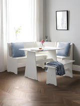 Newport Corner 5 Seater Dining Set with Storage Bench