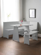 Newport Corner 5 Seater Dining Set with Storage Bench