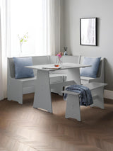 Newport Corner 5 Seater Dining Set with Storage Bench