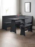 Newport Corner 5 Seater Dining Set with Storage Bench