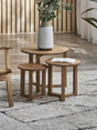 Nidri Round Nest of 3 Side Tables