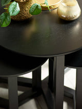 Nidri Round Nest of 3 Side Tables