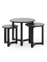 Nidri Round Nest of 3 Side Tables