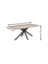 Noah Rectangular 4-6 Seater Dining Table