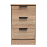 Nashville 3 Drawer Bedside Cabinet