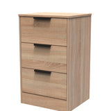Nashville 3 Drawer Bedside Cabinet