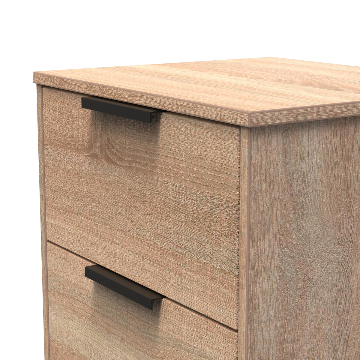 Nashville 3 Drawer Bedside Cabinet